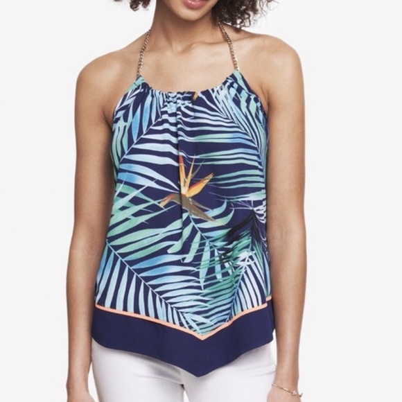 Express Tops - NWOT Express handkerchief halter